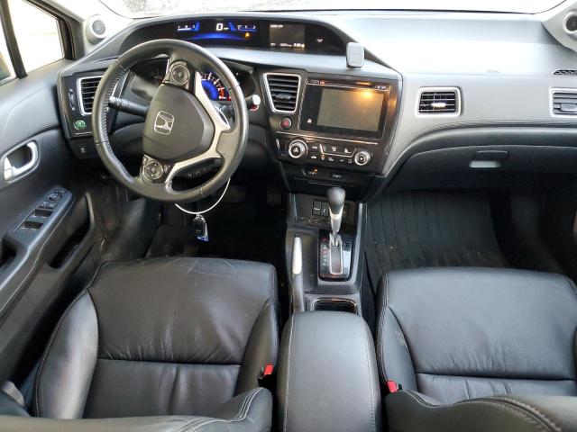 2HGFB2F92FH504061 - 2015 HONDA CIVIC EXL შავი ფოტო 8