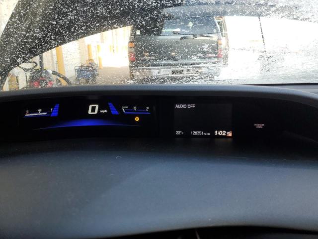 2HGFB2F92FH504061 - 2015 HONDA CIVIC EXL შავი ფოტო 9