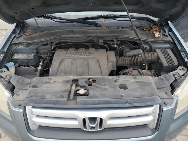 2HKYF18566H543162 - 2006 HONDA PILOT EX BLUE photo 12