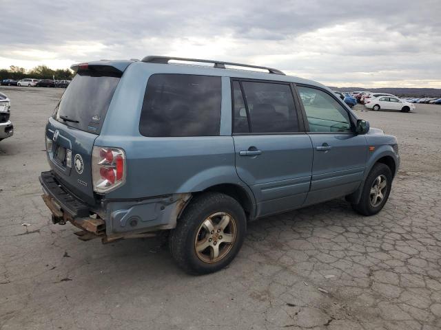 2HKYF18566H543162 - 2006 HONDA PILOT EX BLUE photo 3