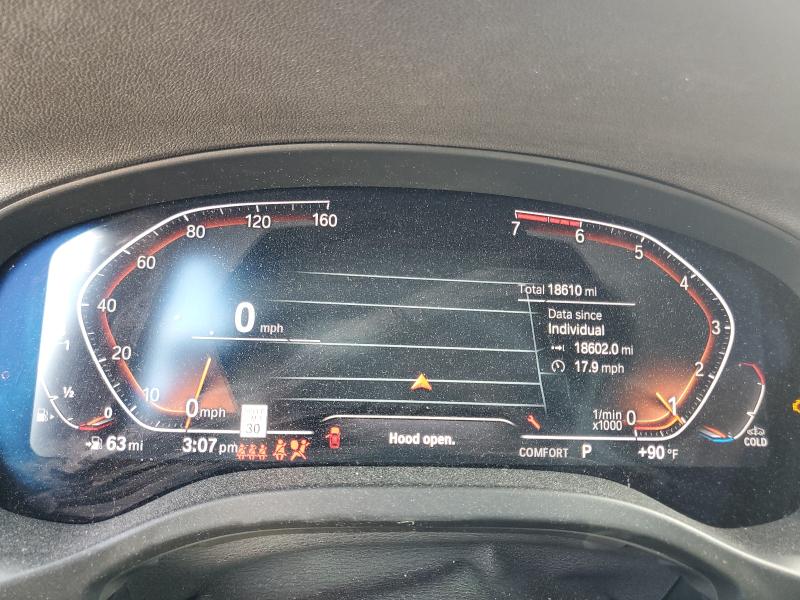 5UX43DP09R9U50033 - 2024 BMW X3 SDRIVE30I BLUE photo 9