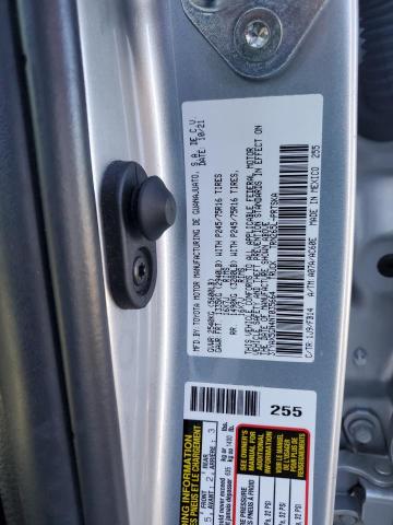 3TYAX5GN4NT035664 - 2022 TOYOTA TACOMA DOUBLE CAB SILVER photo 12