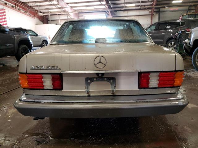 WDBCA35D2GA246302 - 1986 MERCEDES-BENZ 420 SEL TAN photo 6