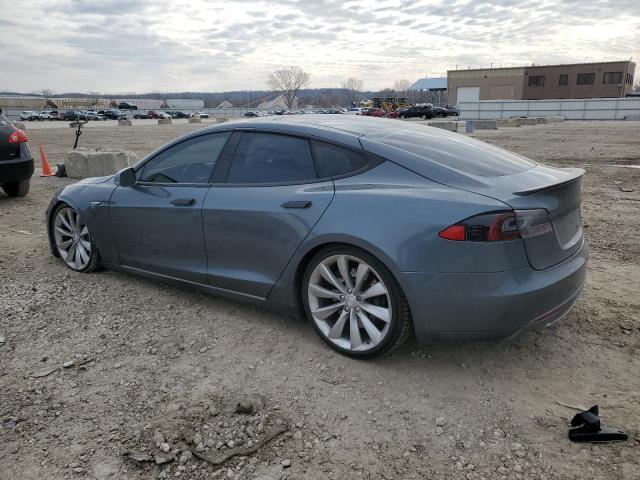 5YJSA1CP1DFP04154 - 2013 TESLA MODEL S Մոխրագույն լուսանկար 2