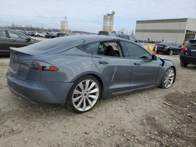 5YJSA1CP1DFP04154 - 2013 TESLA MODEL S Մոխրագույն լուսանկար 3