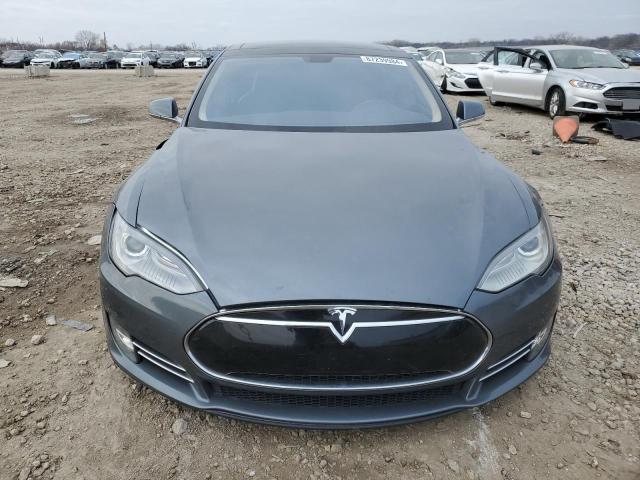 5YJSA1CP1DFP04154 - 2013 TESLA MODEL S Մոխրագույն լուսանկար 5