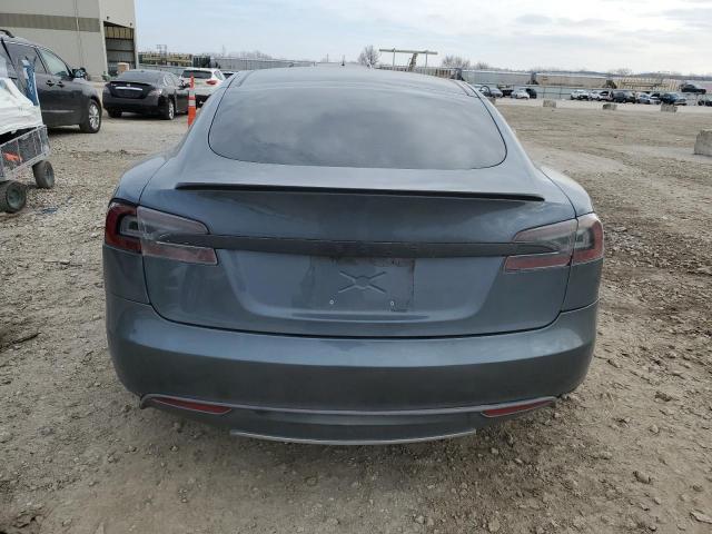 5YJSA1CP1DFP04154 - 2013 TESLA MODEL S Մոխրագույն լուսանկար 6