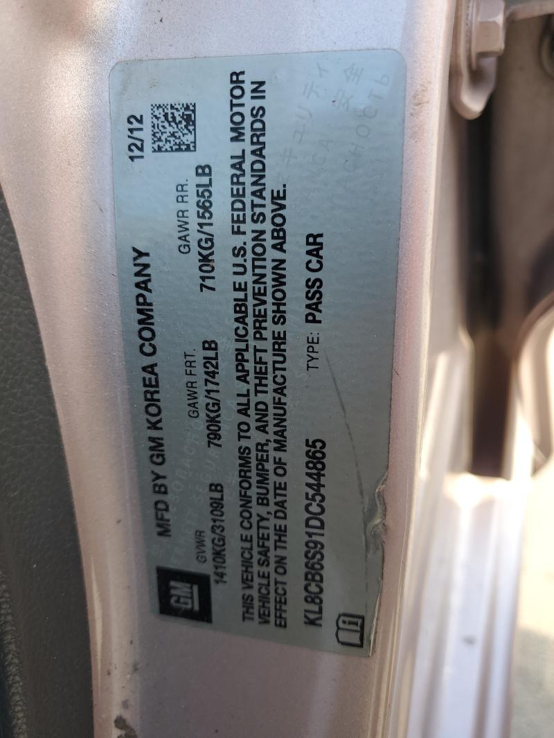 KL8CB6S91DC544865 - 2013 CHEVROLET SPARK LS PINK photo 12