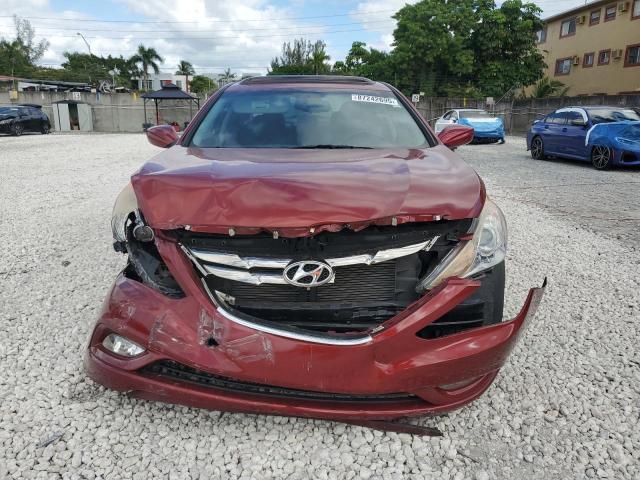 5NPEC4ACXDH548352 - 2013 HYUNDAI SONATA SE MAROON photo 5