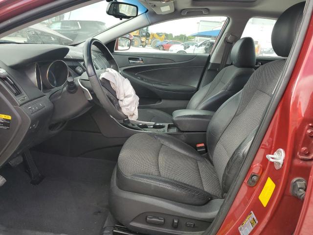 5NPEC4ACXDH548352 - 2013 HYUNDAI SONATA SE MAROON photo 7