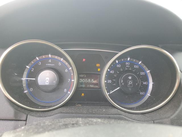 5NPEC4ACXDH548352 - 2013 HYUNDAI SONATA SE MAROON photo 9