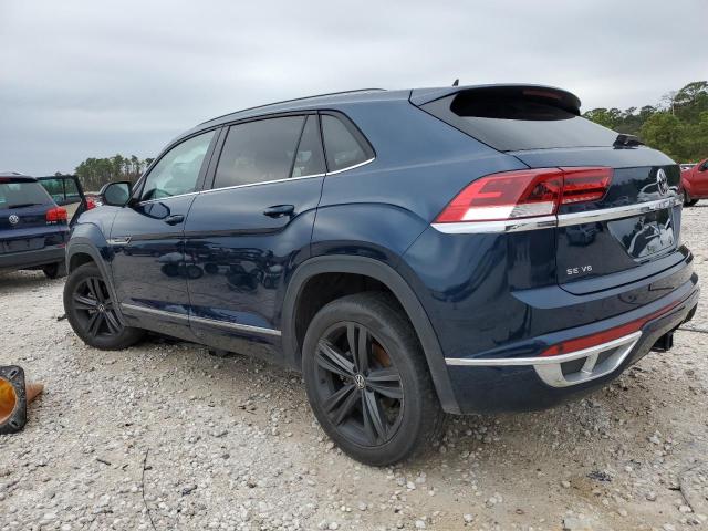 1V2PE2CAXMC203903 - 2021 VOLKSWAGEN ATLAS CROS SE BLUE photo 2