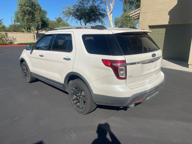 1FM5K7D84FGA14617 - 2015 FORD EXPLORER XLT WHITE photo 3