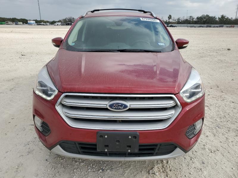 1FMCU9J90JUC07481 - 2018 FORD ESCAPE TITANIUM Czerwony zdjęcie 5