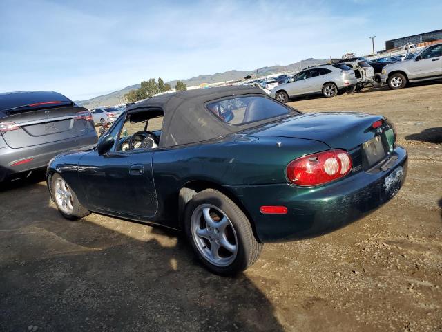 JM1NB353X10205170 - 2001 MAZDA MX-5 MIATA BASE GREEN photo 2