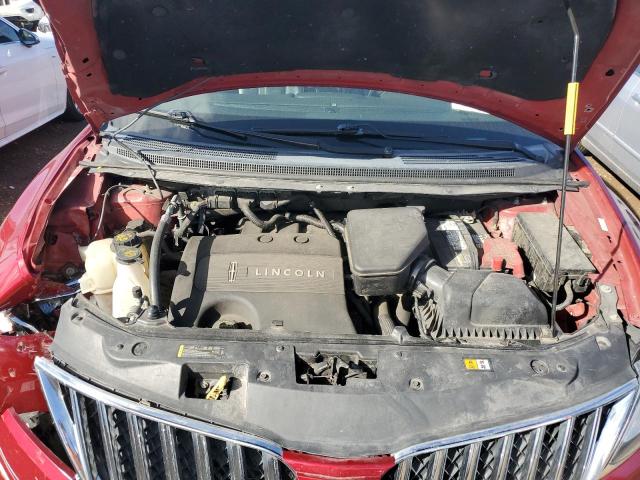 2LMDJ8JKXDBL19553 - 2013 LINCOLN MKX RED photo 11