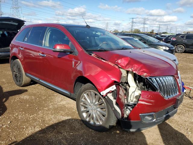 2LMDJ8JKXDBL19553 - 2013 LINCOLN MKX RED photo 4