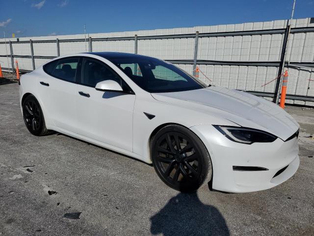5YJSA1E56NF493515 - 2022 TESLA MODEL S WHITE photo 4