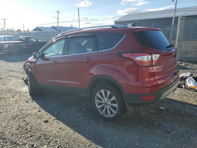 1FMCU9J95JUD10234 - 2018 FORD ESCAPE TITANIUM 红色 照片 2