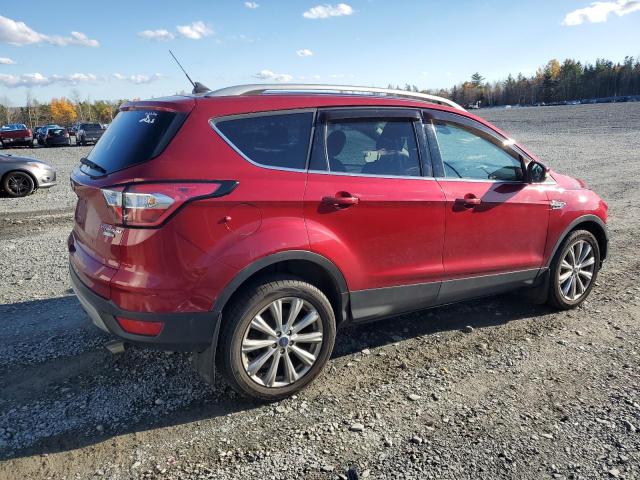 1FMCU9J95JUD10234 - 2018 FORD ESCAPE TITANIUM 红色 照片 3