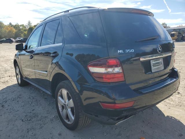 4JGBB8GB7BA675295 - 2011 MERCEDES-BENZ ML 350 4MATIC BLACK photo 2