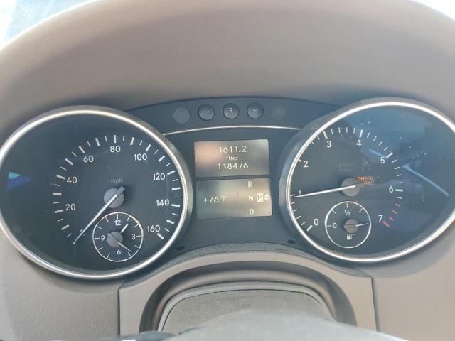 4JGBB8GB7BA675295 - 2011 MERCEDES-BENZ ML 350 4MATIC BLACK photo 9