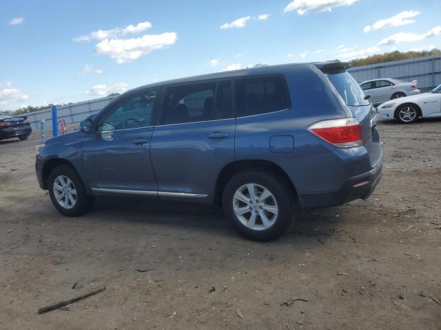 5TDBK3EH9DS253890 - 2013 TOYOTA HIGHLANDER BASE أزرق صورة 2