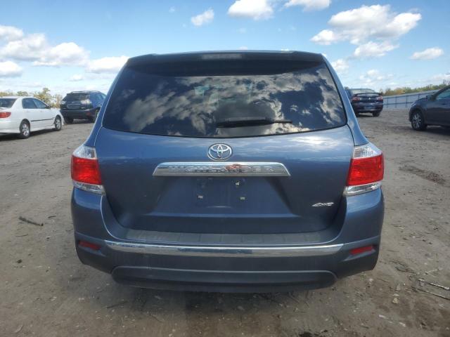 5TDBK3EH9DS253890 - 2013 TOYOTA HIGHLANDER BASE أزرق صورة 6