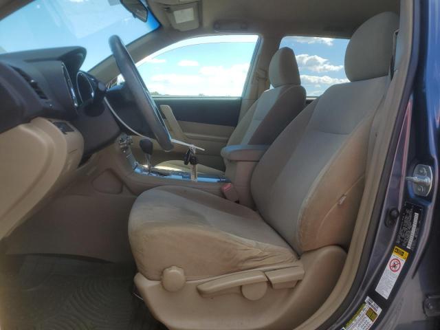 5TDBK3EH9DS253890 - 2013 TOYOTA HIGHLANDER BASE أزرق صورة 7