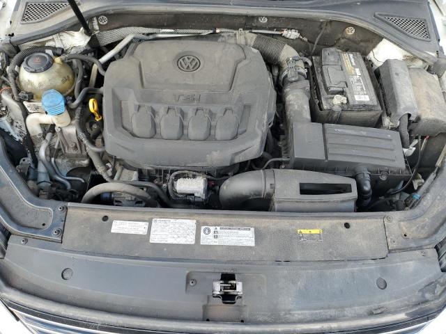 1VWLA7A38KC011161 - 2019 VOLKSWAGEN PASSAT WOLFSBURG Սպիտակ լուսանկար 11