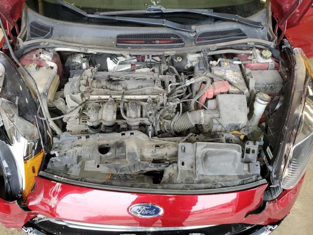 3FADP4BJ7HM103635 - 2017 FORD FIESTA SE RED photo 11