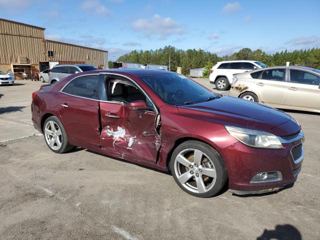 1G11G5SX6FF303046 - 2015 CHEVROLET MALIBU LTZ BURGUNDY photo 4