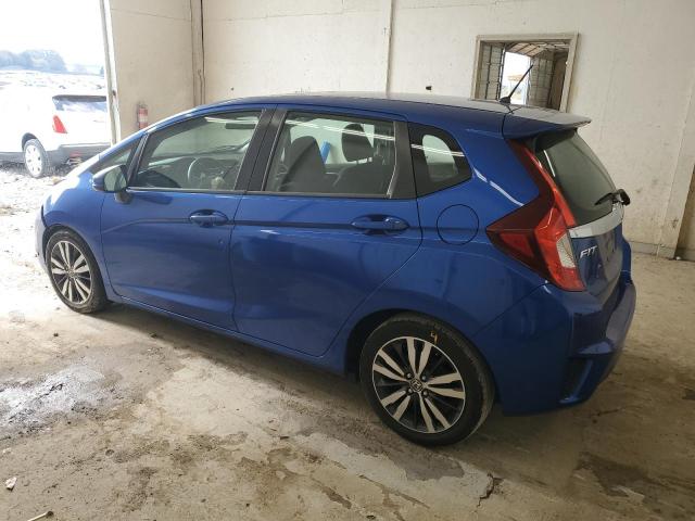 3HGGK5H82FM753455 - 2015 HONDA FIT EX BLUE photo 2