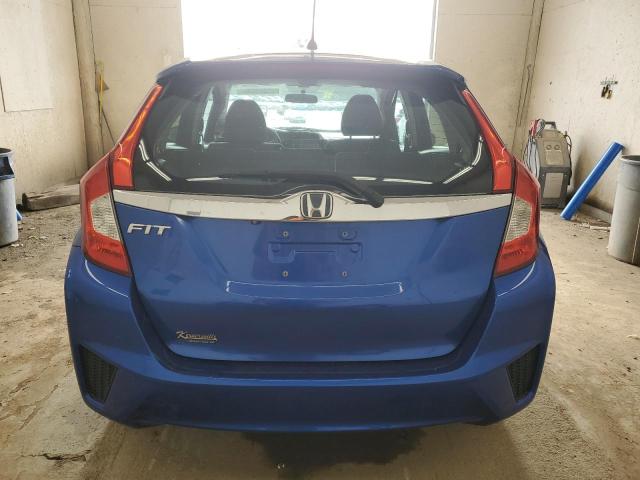 3HGGK5H82FM753455 - 2015 HONDA FIT EX BLUE photo 6