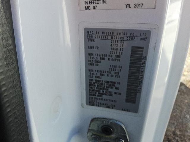 3N63M0ZN5HK719620 - 2017 CHEVROLET CITY EXPRE LT 白色 照片 13