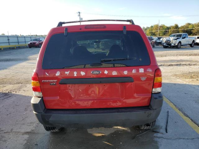 1FMYU03131KB72293 - 2001 FORD ESCAPE XLT RED photo 6