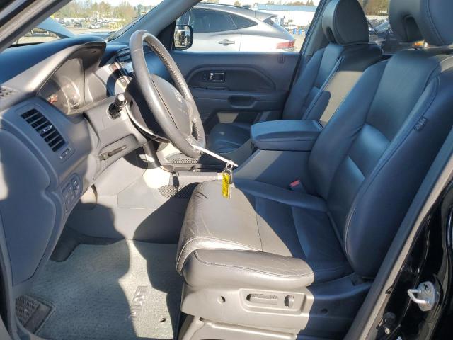 5FNYF18528B016768 - 2008 HONDA PILOT EXL Negro foto 7