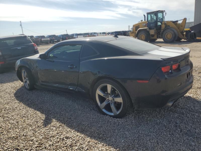 2G1FC1ED2B9202603 - 2011 CHEVROLET CAMARO LT أسود صورة 2