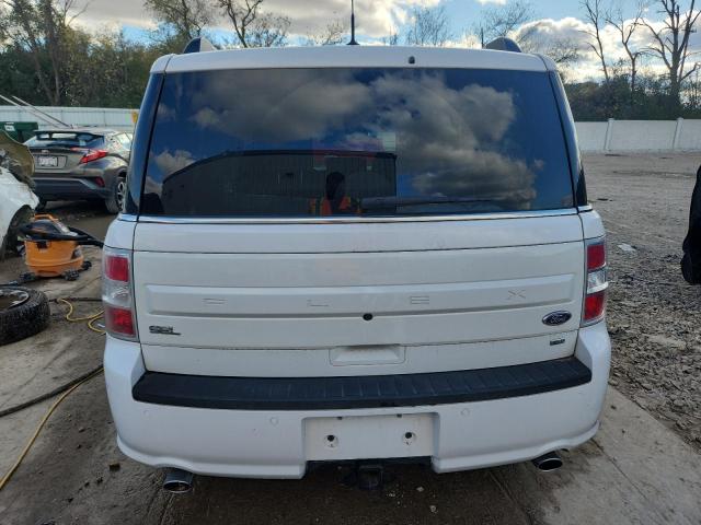 2FMHK6C80JBA14493 - 2018 FORD FLEX SEL WHITE photo 6