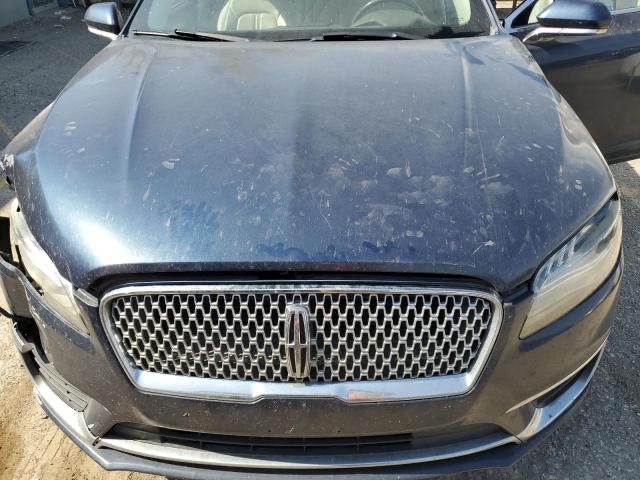 3LN6L5C90HR620847 - 2017 LINCOLN MKZ SELECT ლურჯი ფოტო 11