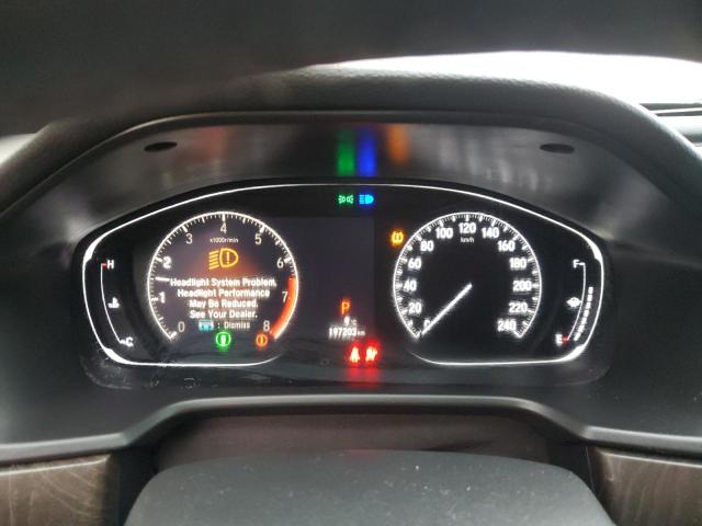 1HGCV1F95JA803927 - 2018 HONDA ACCORD TOURING BLACK photo 9