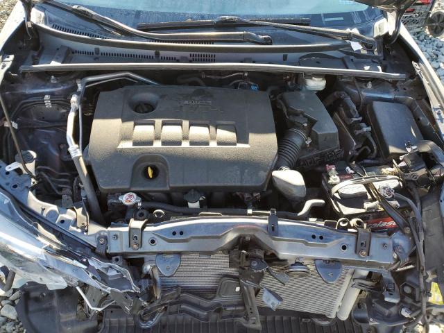 2T1BURHE0KC139474 - 2019 TOYOTA COROLLA L GRAY photo 11