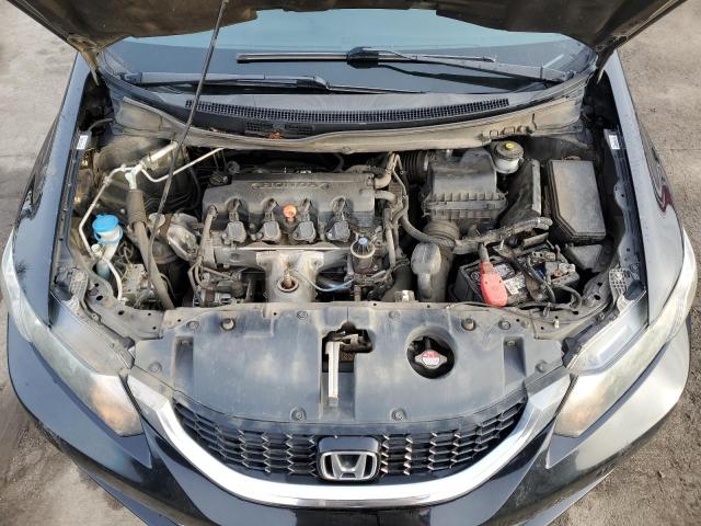 2HGFB2F97FH532048 - 2015 HONDA CIVIC EXL შავი ფოტო 11