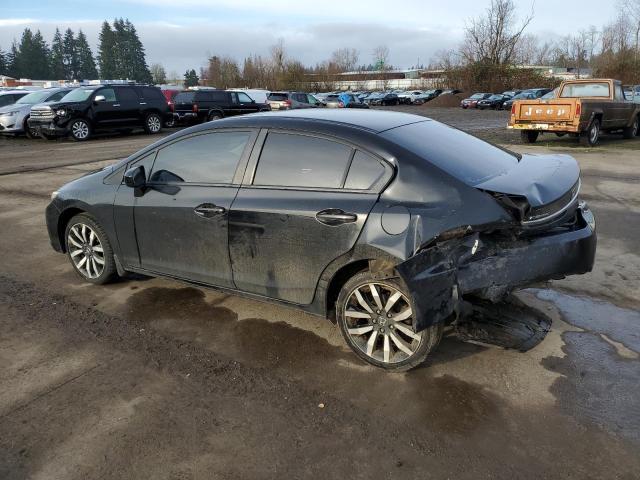 2HGFB2F97FH532048 - 2015 HONDA CIVIC EXL შავი ფოტო 2