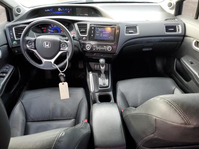 2HGFB2F97FH532048 - 2015 HONDA CIVIC EXL შავი ფოტო 8