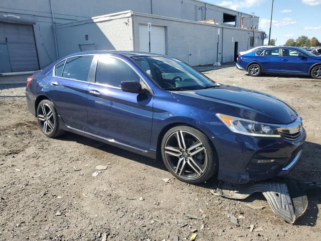 1HGCR2F5XGA055028 - 2016 HONDA ACCORD SPORT 蓝色 照片 4