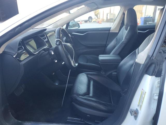 5YJSA1E2XFF115821 - 2015 TESLA MODEL S Білий фото 7