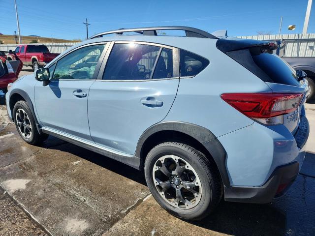 JF2GTAEC1MH364726 - 2021 SUBARU CROSSTREK PREMIUM Niebieski zdjęcie 2