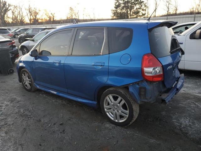 JHMGD38687S053832 - 2007 HONDA FIT S 蓝色 照片 2