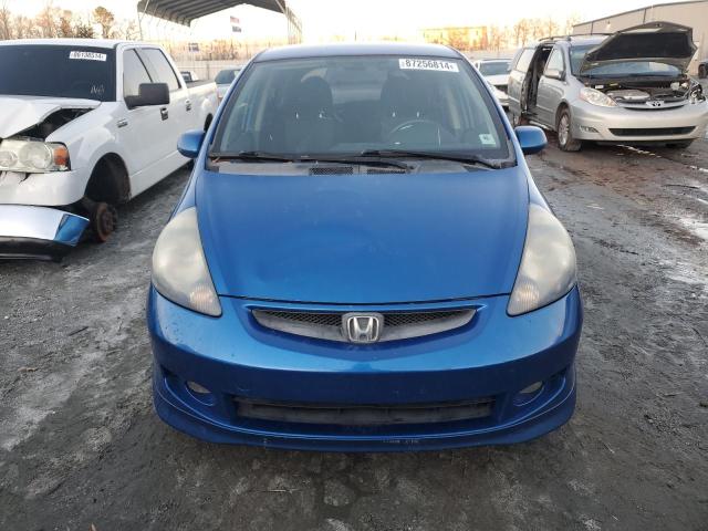 JHMGD38687S053832 - 2007 HONDA FIT S 蓝色 照片 5